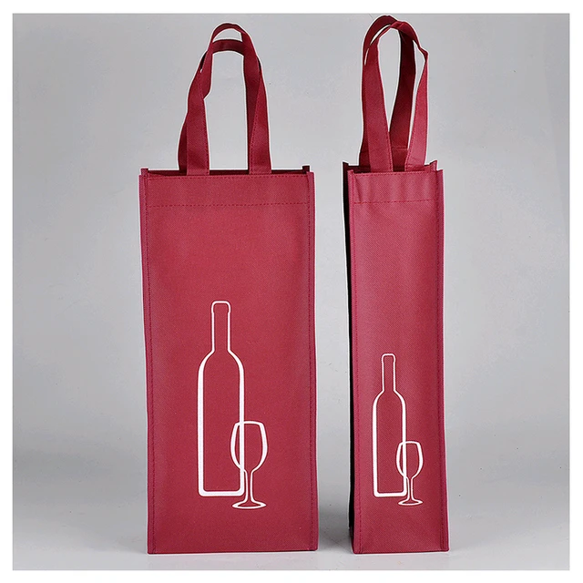 PU Wine Bottle Protector Hollow Wine Tote Carrier Bag Gift Bag Single Wine  Standard Bottle - AliExpress