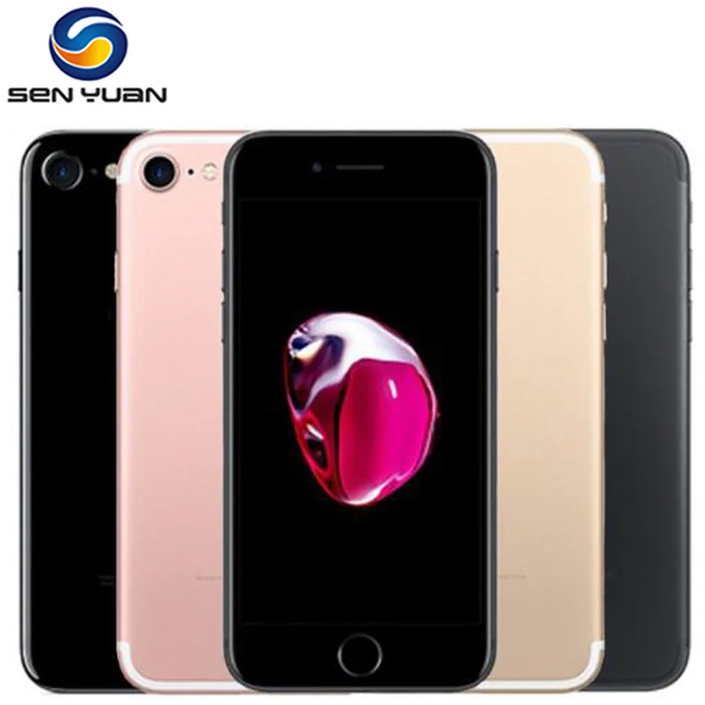 

Original Apple iPhone 7 4G LTE Mobile phone Quad Core 2GB RAM 32G/128/256GB IOS 12.0MP Fingerprint Cell Phones