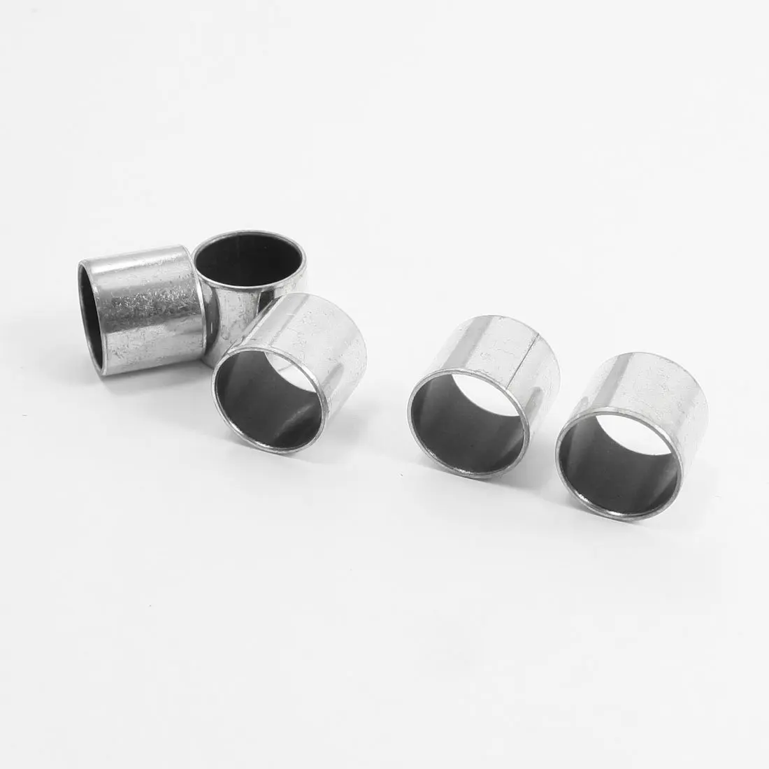 5Pcs 8 x 12 x 12mm Self Lubricating Carbon Steel Plain Bearing Sleeve