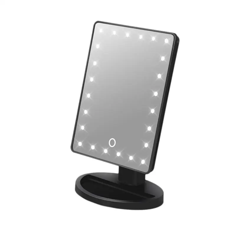

1pc Multifunctional LED Mirror 24 Light Bulbs Illuminated Mirror Cosmetic Beauty Mirror Make Up Mirror for Ladies