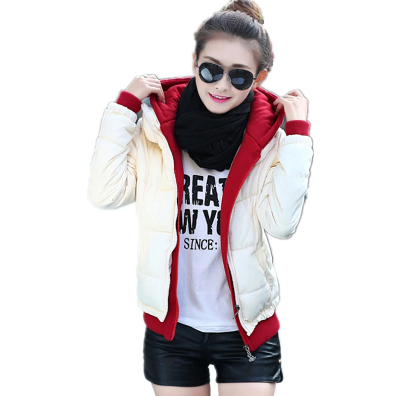 Hot Sale New Fashion Student Winter Warm Knit Hooded Short