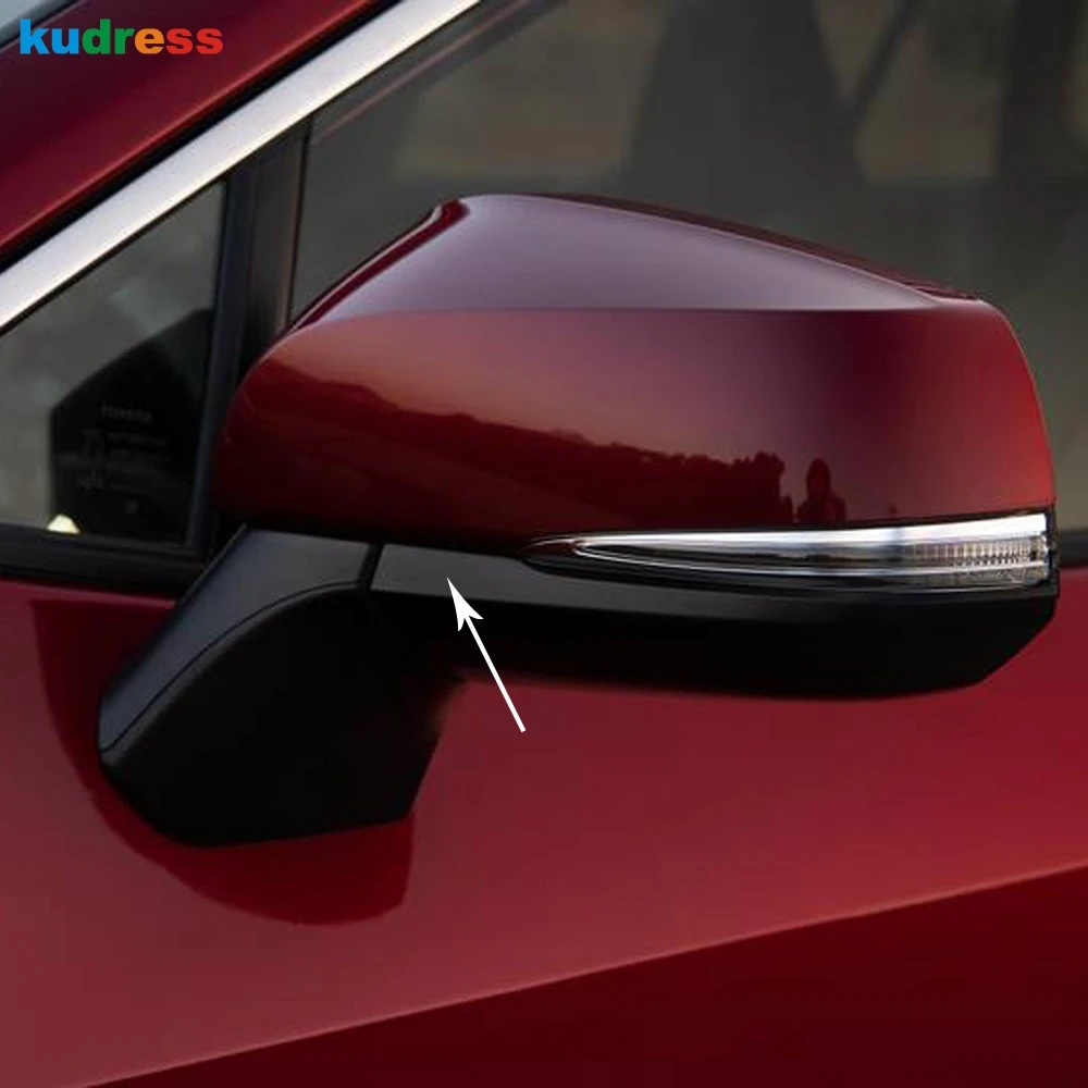 

Car Rearview Mirror Protective Strip Cover Sticker Trim Exterior ABS Decoration For Toyota RAV4 RAV 4 2019 2020 Accessories