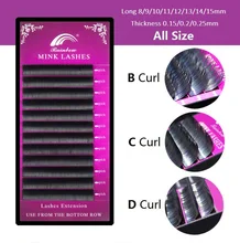 Curve J,B, C, D,length of 8mm-15mm,individual silk eyelashes of handmade eyelash extensions,flare eyelashs,artificial eyelash