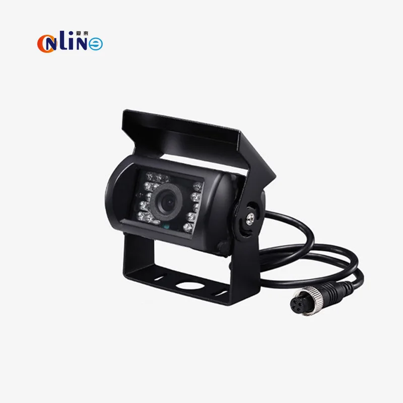 

4 Pin Bus Trailer CCD 18 LED IR Night Vision Car Rear View Reverse Camera Bus Truck 12V Free Shipping