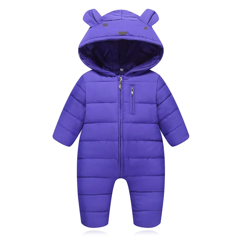 

HYLKIDHUOSE 2018 Winter Infant Newborn Rompers Baby Girls Boys Rompers Warm Toddler Children Jumpsuits Outdoor Coats Costume
