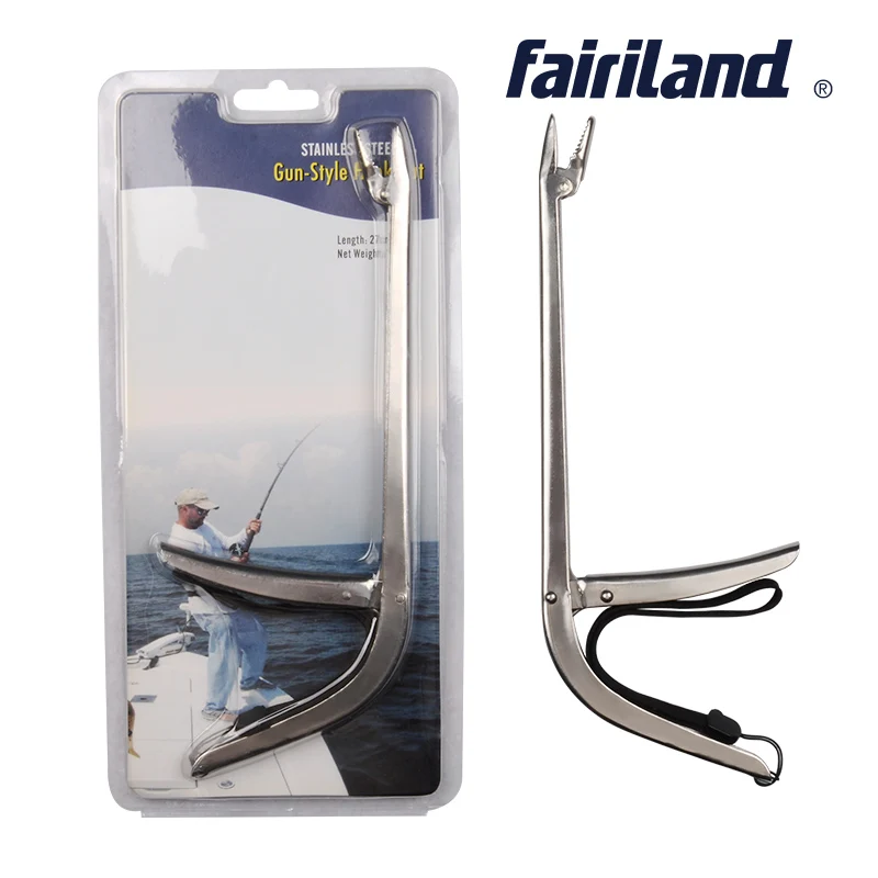 

Gun-style 27cm/11'' fishing hook out Silver Lightweight Portable Fishing Bait Out Stainless Steel Bait Remover Decoupling Device