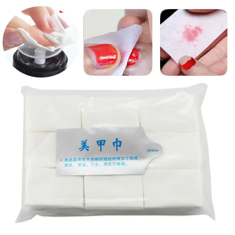 

Lghzlink Cotton Removal Wraps Professional Nail Polish Remover Suitable for Salon use or home use Nail Gel Varnish Towel