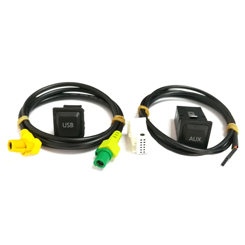  Para RCD510 RNS315 AUX. USB cable Adaptador de audio USB para VW Passat B6 B7 Golf 5 6 Jetta MK5 MK