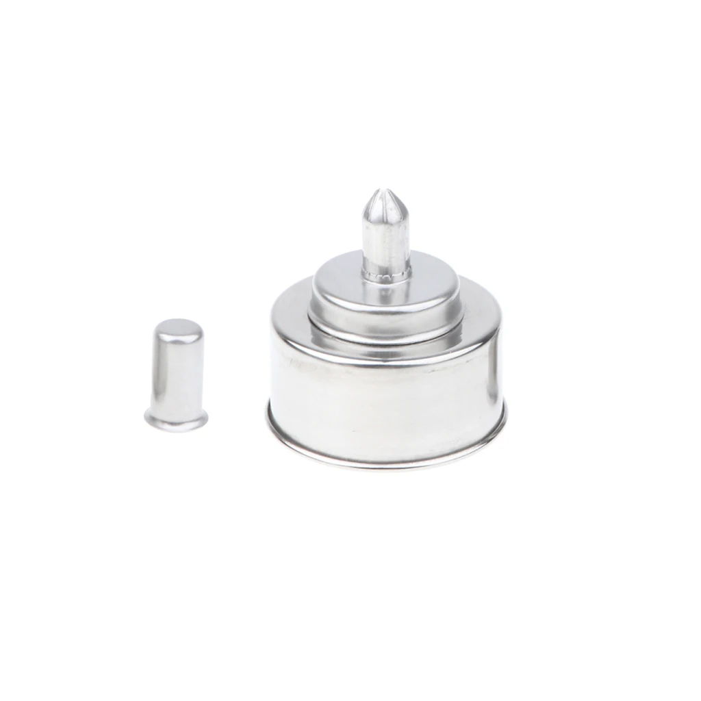 Stainless Steel Alcohol Burner Spirit Lamp with Wick for Chemistry Biology Lab Jewelry Anti-explosion 200ml