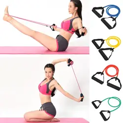 150 см веревка для йоги Фитнес Эспандер для физических упражнений трубы практическое обучение Эластичная резинка для волос йога веревка для
