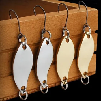 

1Pcs Metal Sequin Fishing Lures Wobbler Spoon Hard Bait 2.5g 3.5g 5g Artificial Single Hook For Carp Fishing Tackle Pesca Isca