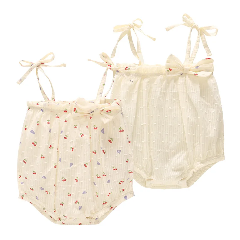 

Vlinder Baby girl clothes Baby Girls Bodysuits Newborn Suspender Clothing baby Girls clothes Sleeveless Solid Infant Bodysuits