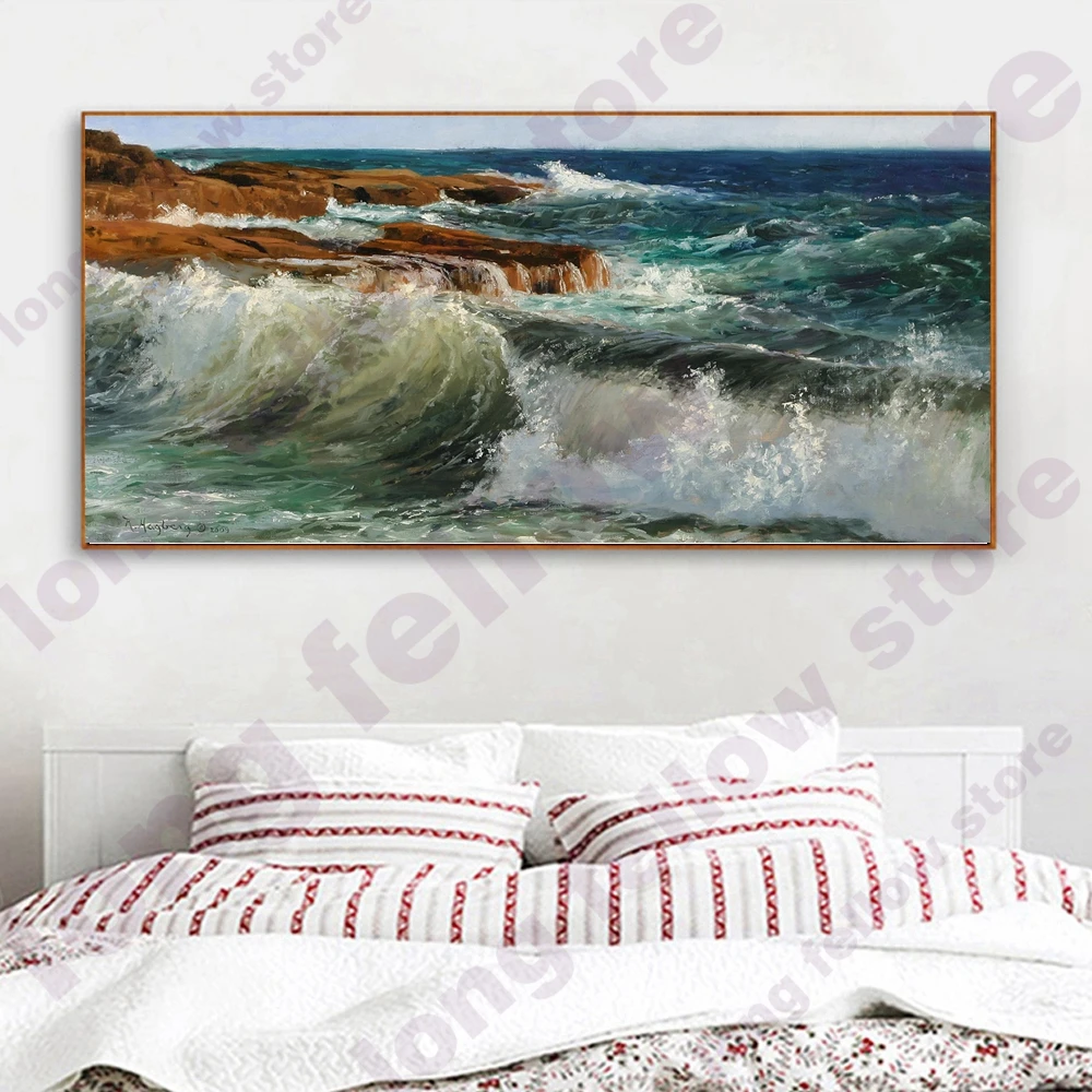Aliexpress.com : Buy Waves Reef Ocean Seascape Picture for Living Room
