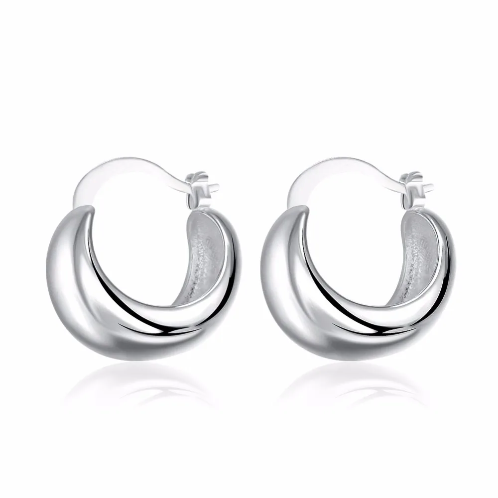 Trendy silver Color earrings costume Jewelry For Women bijoux Cheap