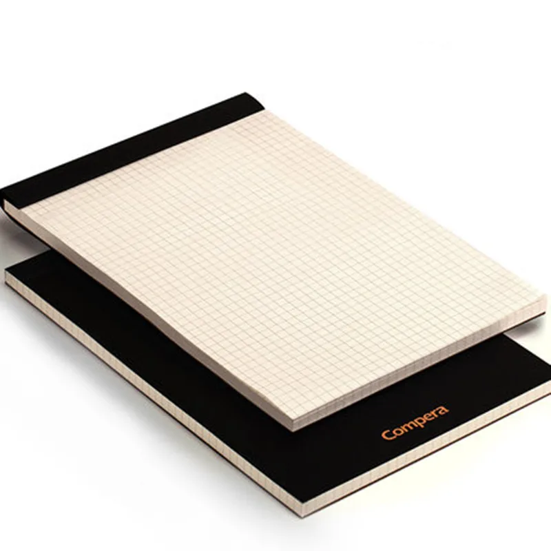 a5 b5 a4 upturning kraft notebook black cover composition free memo pad