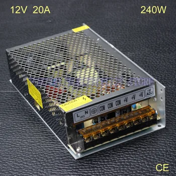 

High quality 12V 20A 240W Switching Power Supply Driver for LED light strip, LED display, billboard, industrial equipment