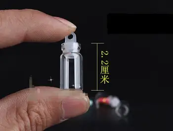 

1ml (11*22*7mm) 240pcs/lot bottle transparent cute glass vials , Glass Bottles ,mini glass vial
