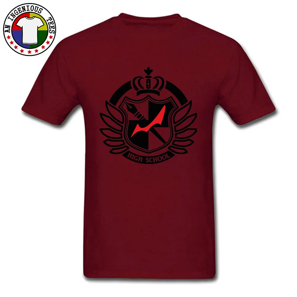Three Orangutans 13389 Men Special Tops & Tees Round Collar Summer Autumn Cotton T-Shirt comfortable Short Sleeve Tee-Shirts Three Orangutans 13389 maroon