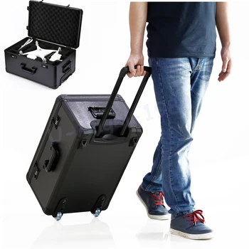 

Portable Aluminum Protective Carrying Hard Trolley Case for Phantom 4 RC Quadcopter