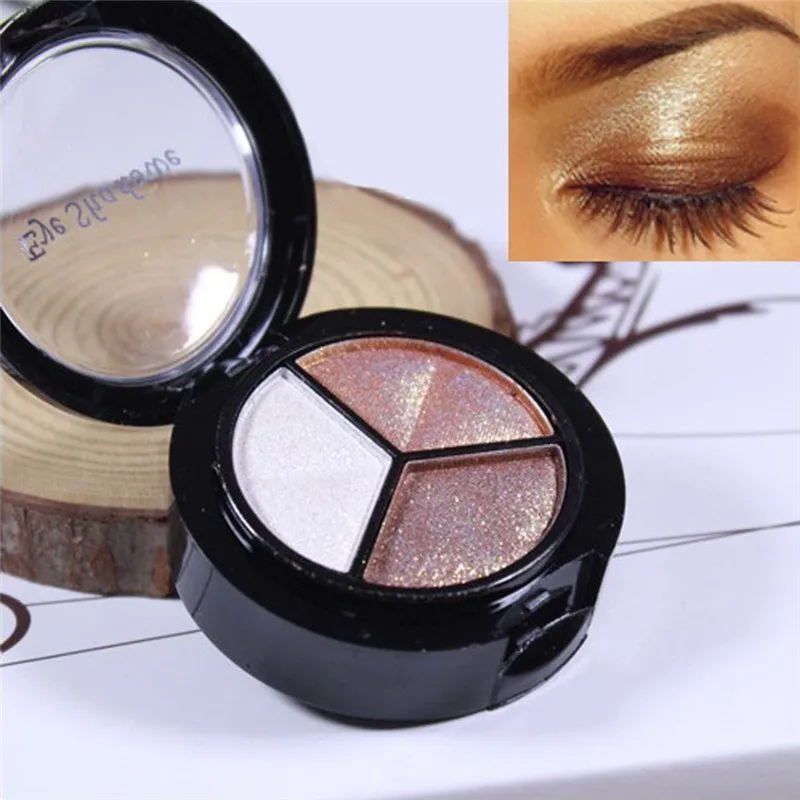

Makeup Smoky Cosmetic Set 3 colors Professional Natural Matte Makeup Eye Shadow