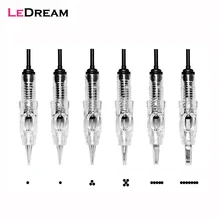 50 шт./лот RL F Одноразовые Иглы для татуировки стерилизованные перманентные иглы для макияжа бровей картриджи для Agulha Easy Click