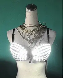 Модные светло-ап бюстгальтер LED костюмы/звезда DS костюм для танцев женские Для женщин/DS костюмы ночной клуб бар