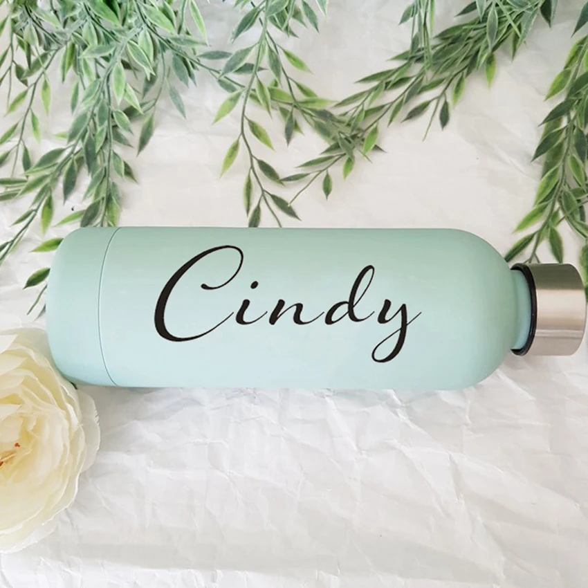 

Drink Bottle Name Sign Wall Stickers Kids Room Personalized Kids Name Wall Decal Custom Name Decor Vinyl Home Decoration J142