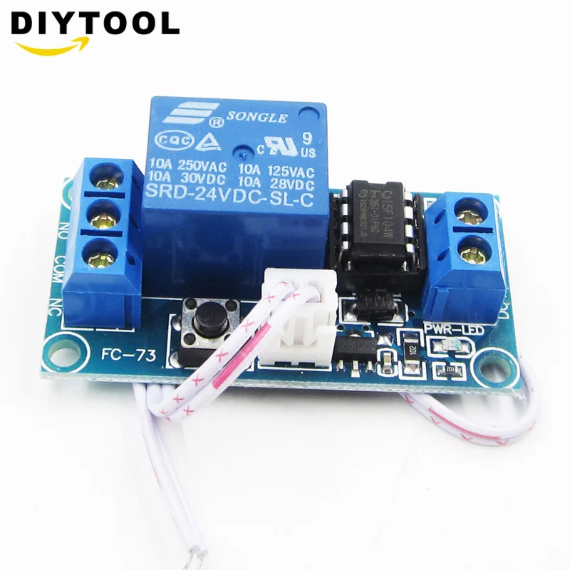 

1 Channel DC 24V Latching Relay Module with Touch Bistable Switch MCU Control