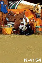 Children’s Playground Cute Backgrounds For Photo Studio Background Top Muslin Fabric Flooring Stand Horse Pattern 5x7ft Backdrop