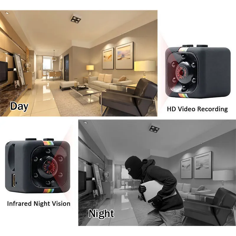  Visione Notturna di HD DVR della Macchina Fotografica Mini Video Recorder DVR Macchina Fotografica 