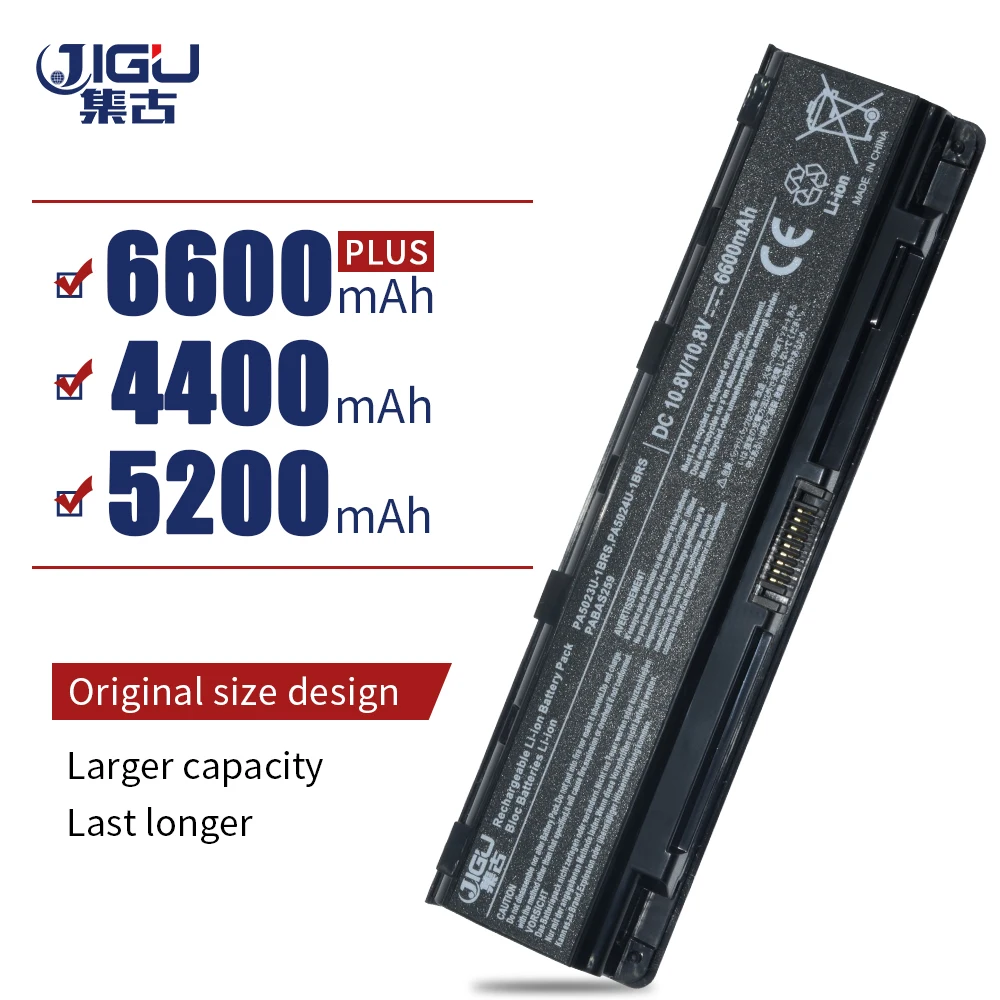 JIGU ноутбука фиолетового и черного Батарея для Toshiba PA5024U-1BRS PABAS260 PABAS259 PABAS261 PABAS262 PA5023U-1BRS PA5025U-1BRS PA5026U-1BRS