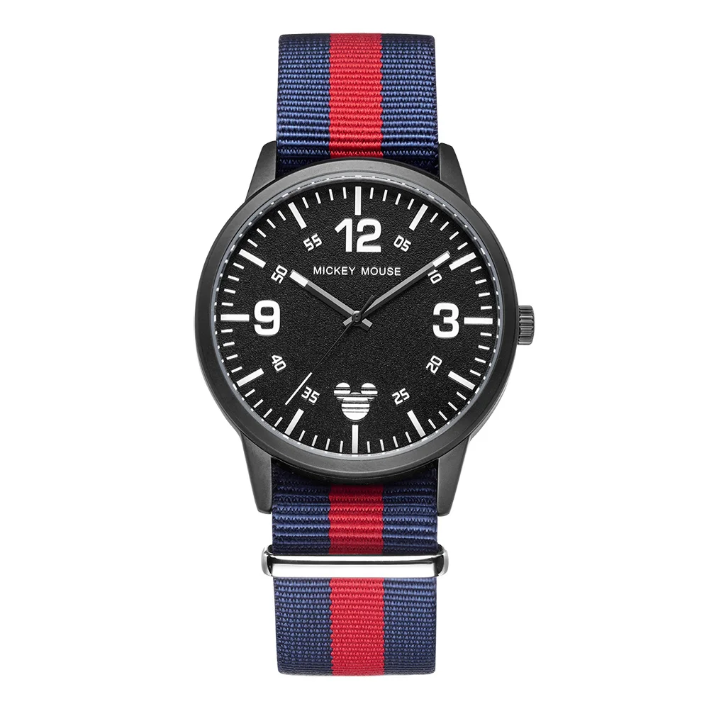 

Disney Men Quartz Wristwatches Fashion Retro Canvas Band Bracelet Watches Men Male Reloj Hombre