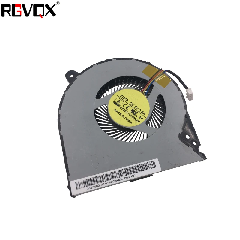 كمبيوتر محمول جديد مروحة تبريد لينوفو IdeaPad Y700-15ACZ Y700-15ISK الأصلي PN: DFS551205WQ0T FGF2 وحدة المعالجة المركزية برودة المبرد استبدال