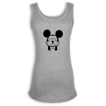 

Cinderella Stained Glass Suns Out Guns Out Mouse Womens Ladies Sexy Vest Sleeveless Singlet Cotton Casual Tank Tops