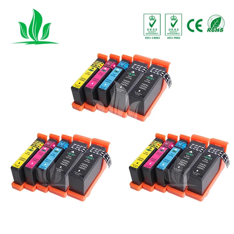 

15 X LM100 Compatible Ink Cartridge 100 100XL 105XL 108XL for Lexmark S305 S308 S405 S408 S505 S508 S605 S608