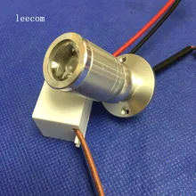 10 шт./лот светодиодный прожектор Кабинет свет лампы 3 Вт высокой мощности Мощность Led белое свечение, теплое белое свечение, DC12V Освещение в помещении