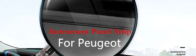 Для peugeot 5008 4008 3008 2008 308 20152016 приборной панели автомобиля этиленового пропилен-каучука прокладки резиновые лобовое стекло уплотнение gap Звукоизоляционная лента