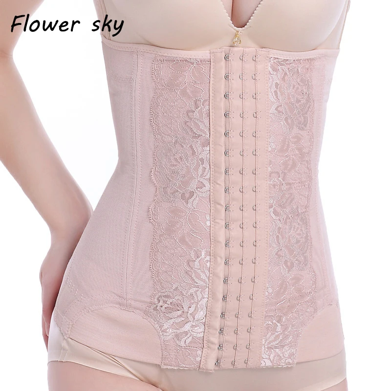 Womens High Elasticity Girdle breathable and comfortable Lace Underbust