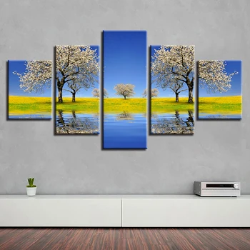 

DIY Diamond Painting Cross Stitch Fresh Green Plant Trees And Grasslands Picture 5d Embroidery Mosaic New Year Decoration