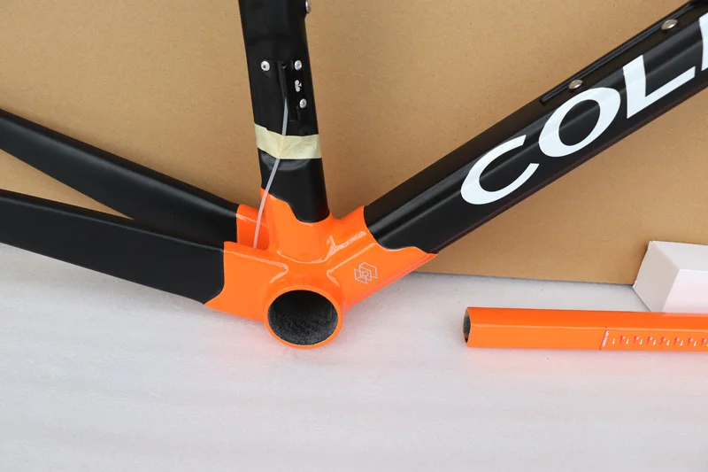 Горячее предложение! Распродажа! T1100 UD матовый-глянцевый черный оранжевый Colnago C64 карбоновая рама для дорожного велосипеда с 12 цветами на выбор