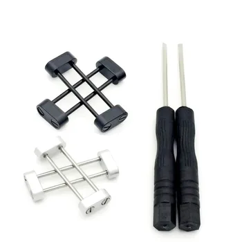 

Adapter Connector Set Lugs Screwbars Tools With Screw Bar Kit Replacement Accessory Stainless Steel for Smart Watch Bands