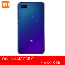 XIOAMI Original Transparent tout rond étui de Protection PC léger matériau épaisseur 0.5mm couverture texture douce pour Mi 8 lite(China)