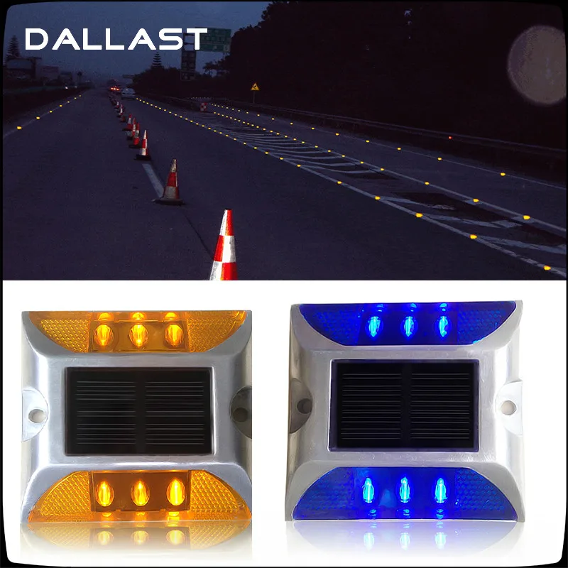 DHL Free Solar Track Spike Solar Road MarkerSolar Pavement Marker