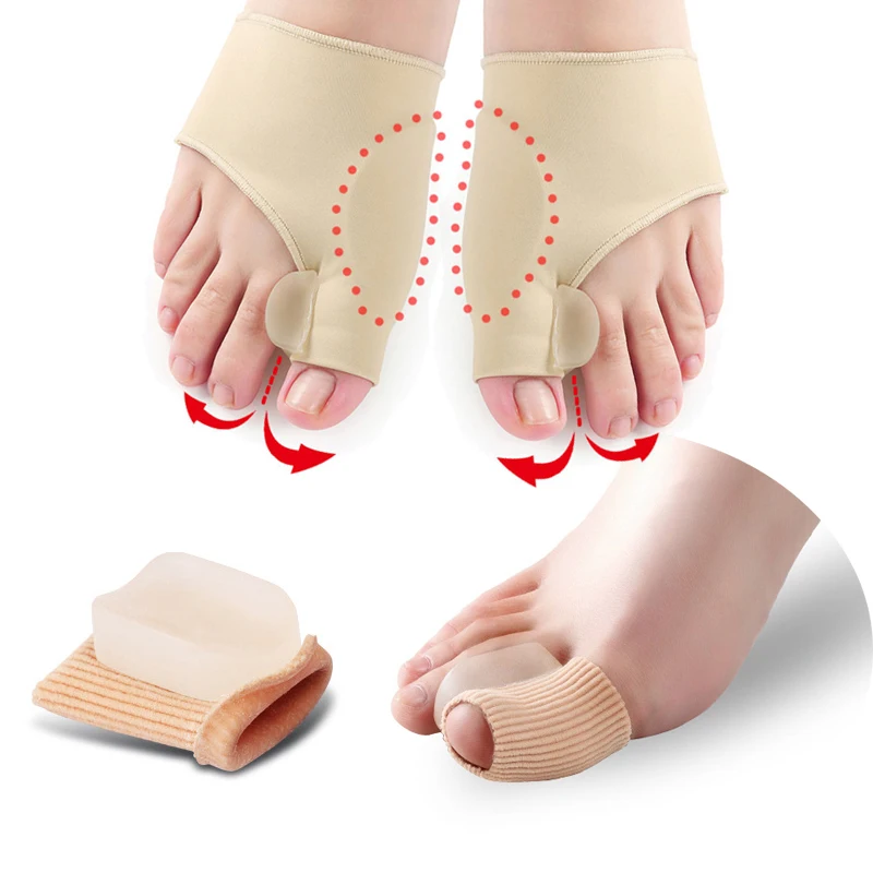 Toe Separator Hallux Valgus Bunion Corrector Orthotics Feet Bone Thumb for Pedicure Adjuster Toes Outer Appliance Foot Care Tool