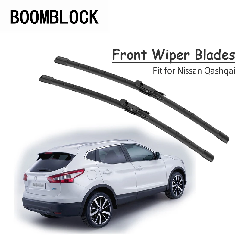 Резиновые передние щетки стеклоочистителя для Nissan Qashqai J10 J11 2017 2016-2006 | Автомобили