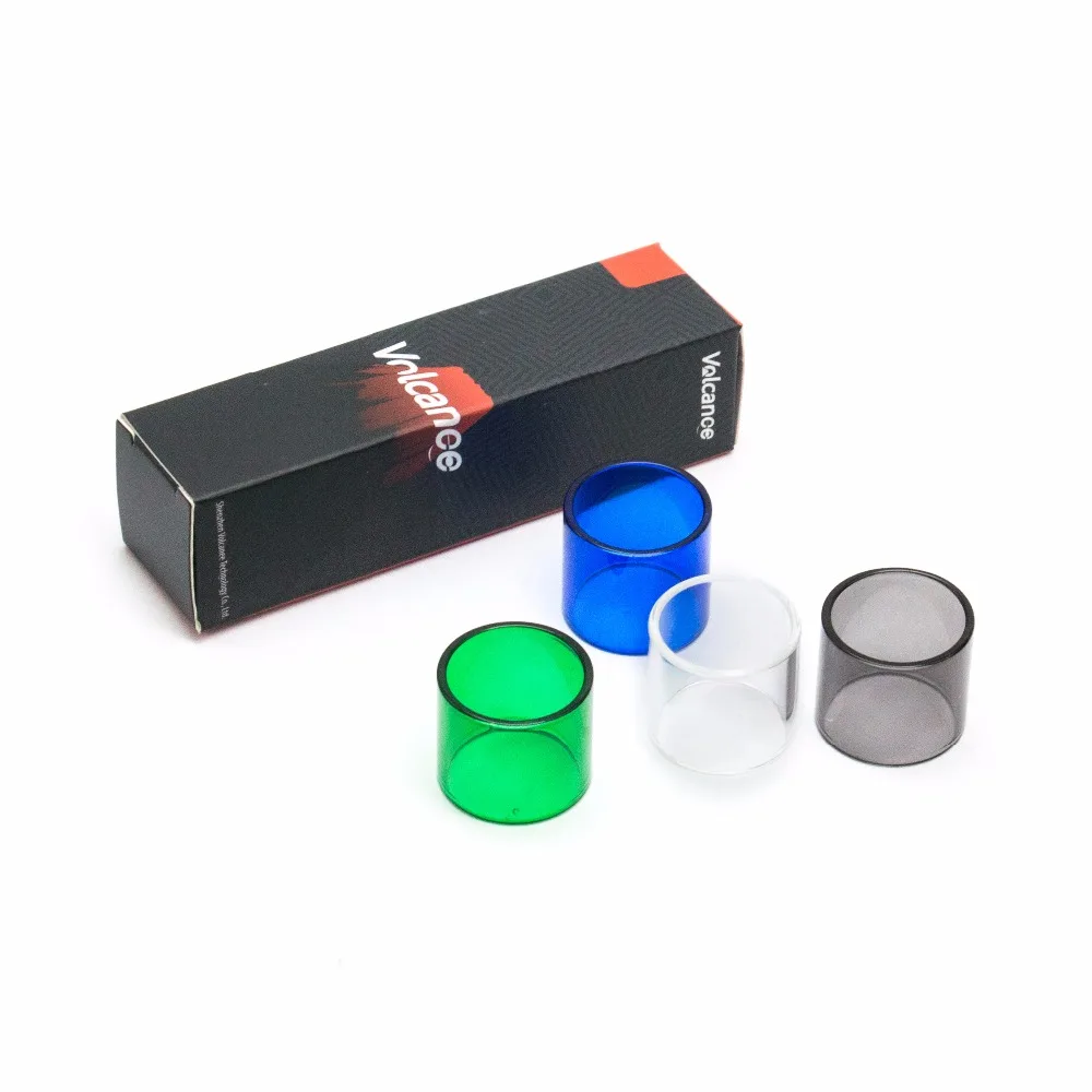 Volcanee 4pcs Replacement Colorful Vape Tank Tube Spare Glass for TFV8 Baby Beast Elektronik sigara Glass E Cigarette Atomizer Volcanee 4pcs Replacement Colorful Vape Tank Tube Spare Glass for TFV8 Baby Beast Elektronik sigara Glass E Cigarette Atomizer