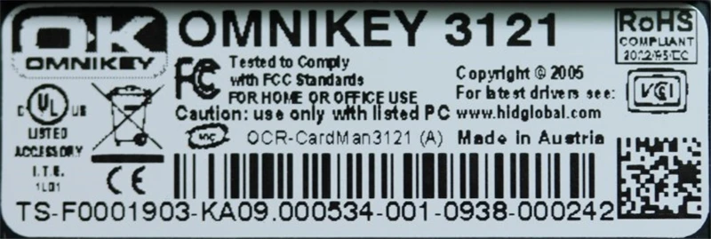 Omnikey 3121 Smart Card Driver Windows 7