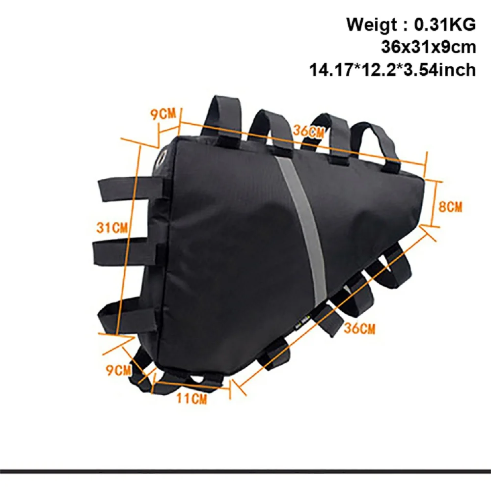 Top Bicycle Tripod Tube Bag Battery Bag Lithium Battery Pannier Packing Fabric Cycling Mountain Bike Pouch Bicycle Accessories 4 Top Bicycle Tripod Tube Bag Battery Bag Lithium Battery Pannier Packing Fabric Cycling Mountain Bike Pouch Bicycle Accessories 4