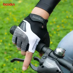 Кроссовки перчатки для езды на велосипеде Половина Finger летние дышащие MTB горный велосипедный спорт Спортивные Перчатки для фитнеса для