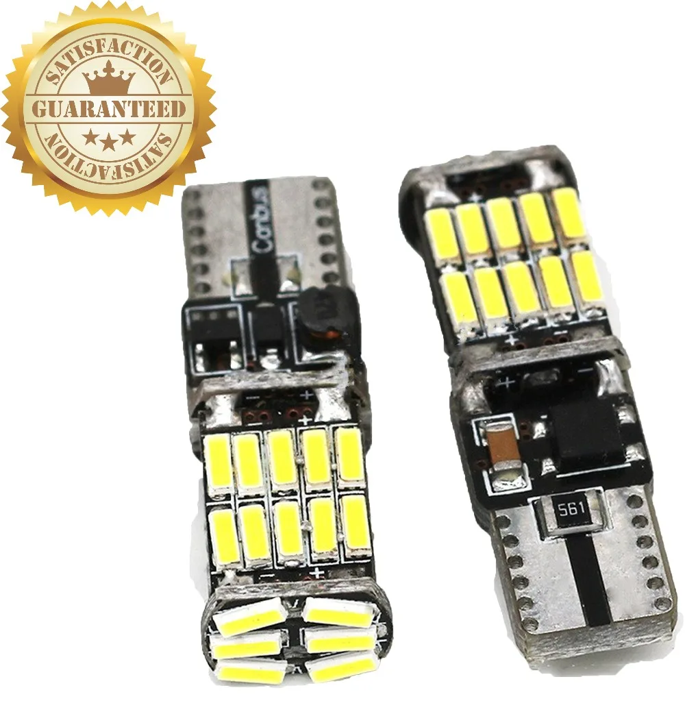 2 * Super bright T10 w5w 194 501 led car interior light T10 26 SMD 4014